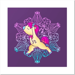 Unicorn Yoga Posters and Art